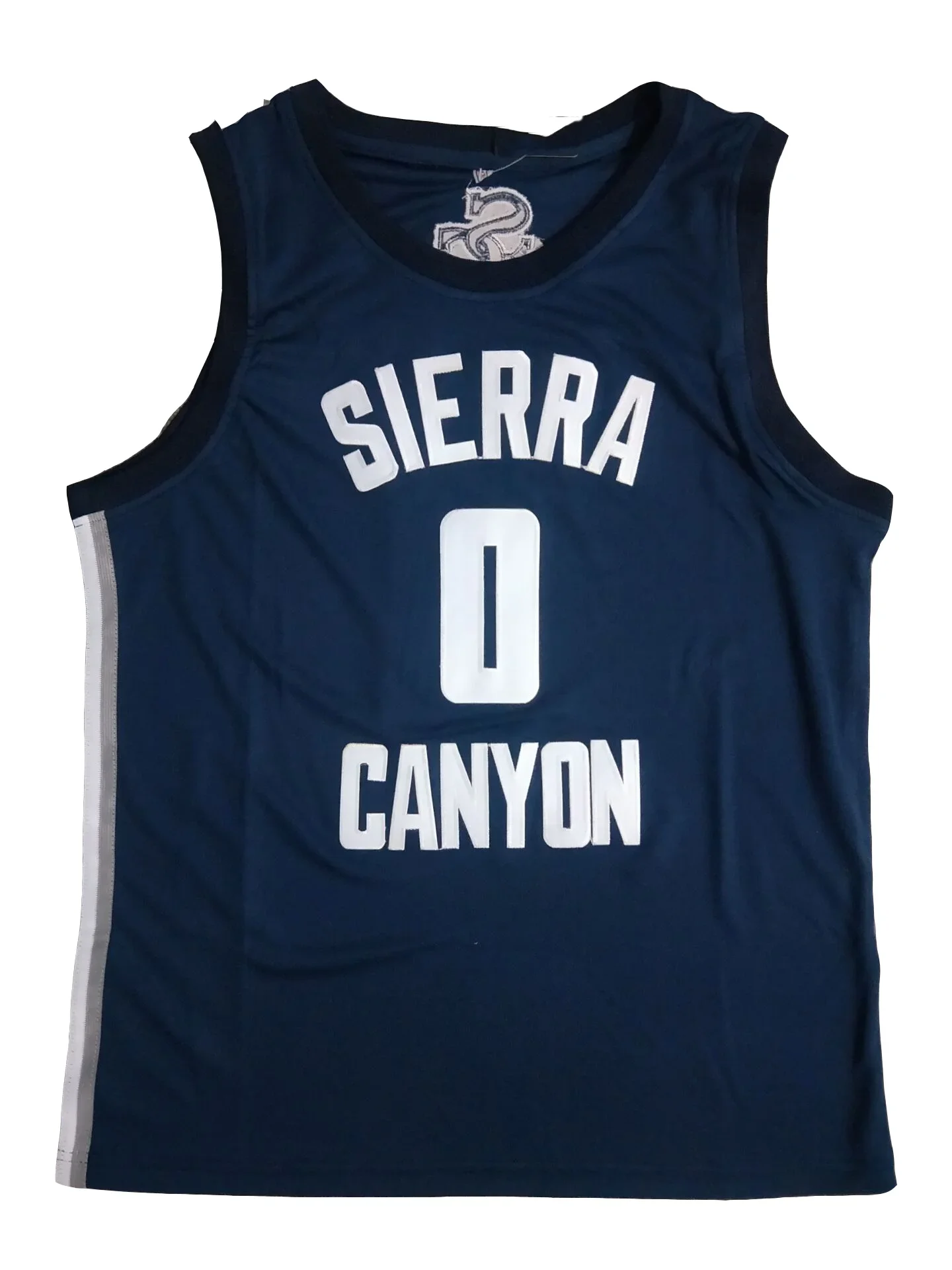 Basketball Jerseys SIERRA CANYON 0 BRONNY Jersey Sewing Embroidery High-Quality Outdoor Sports Hip Hop Five Star Blue 2023 New