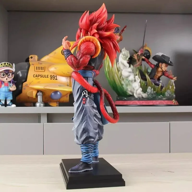 34 cm Dbz Ssj4 Gogeta Action Figure - Anime Dragon Ball Z Super Saiyan 4 Figurine da collezione Gk Statua Bambola Ornamenti Giocattolo