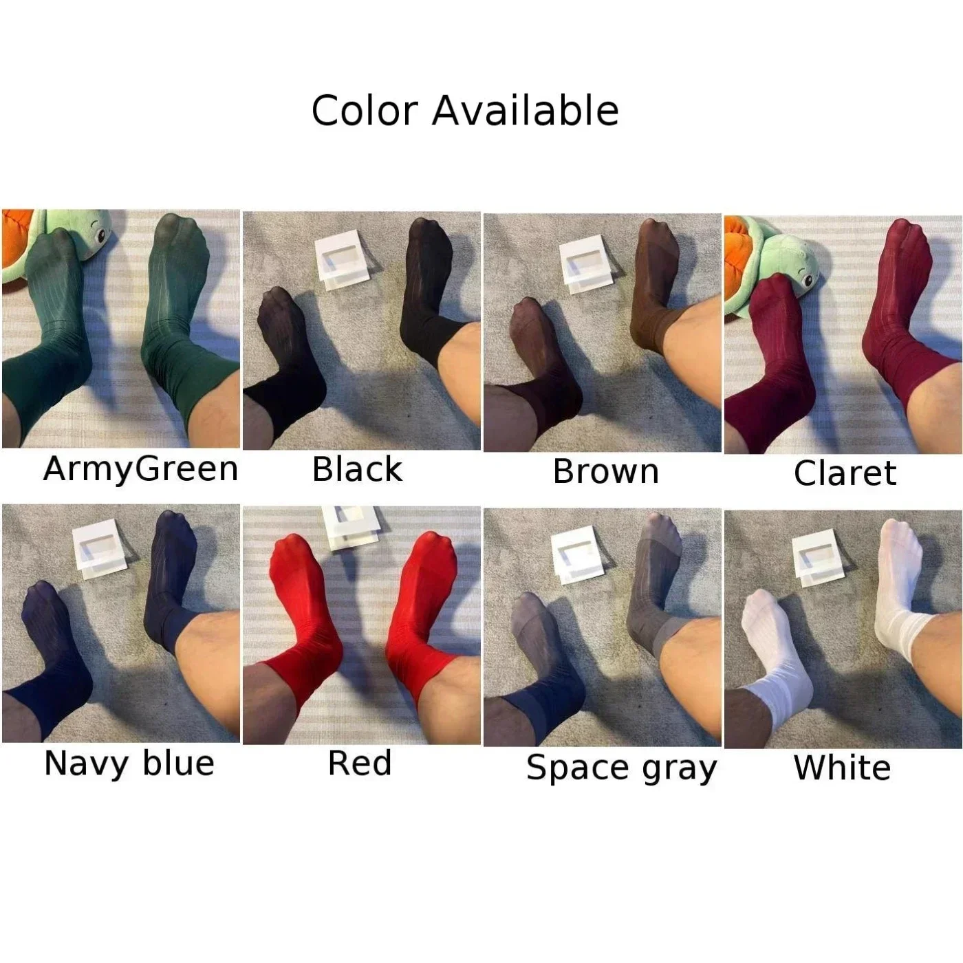 Mens Summer Nylon Tube Striped Socks Thin Socks Daily Business Japanese Formal Comfort Dress Socks Breathable Men\'s Stockings