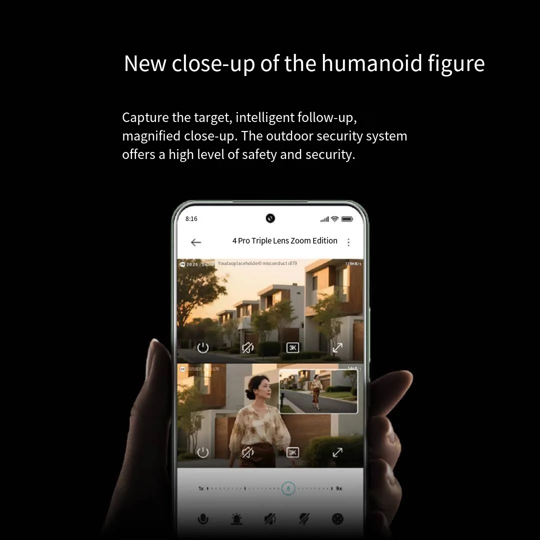 كاميرا Xiaomi mijia الذكية Mi 4 pro
