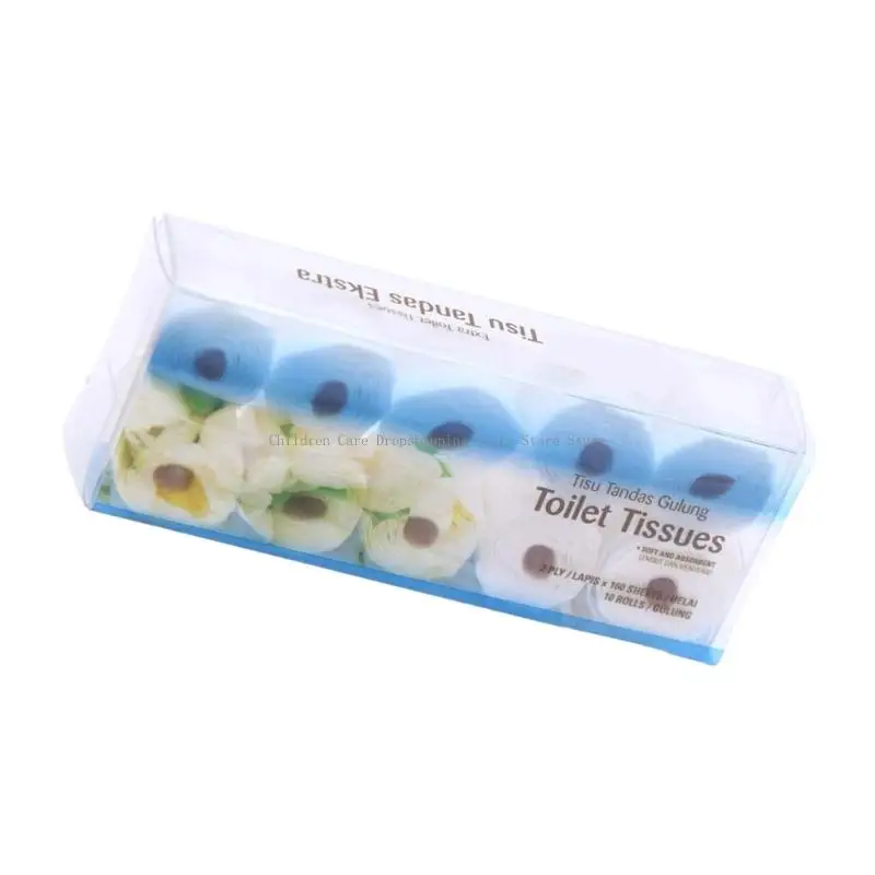 Simulation Miniature Tissue Paper Towel Roll Set For 1/12 Doll House Decoration