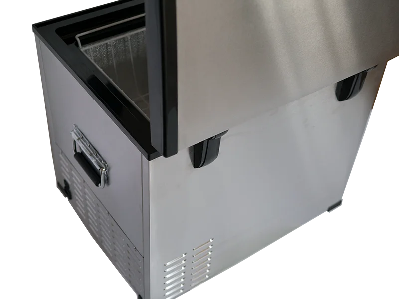 2 in 1 Design Compressor Car Fridge Dual Zone Camping Fridge for Car