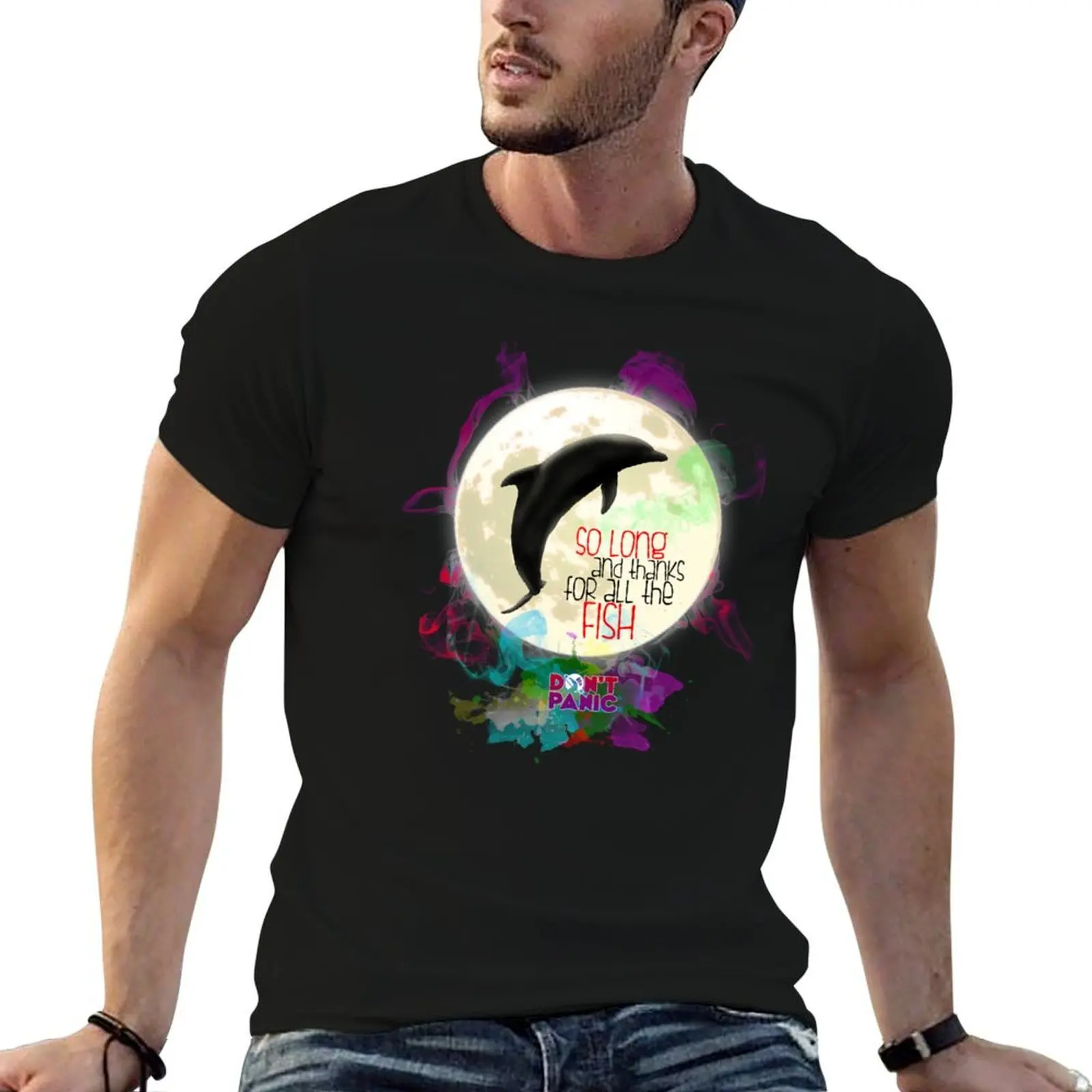 

So long... and thanks T-Shirt t shirt man plain t shirts cotton 100% t shirts for man graphic vintage T-shirt