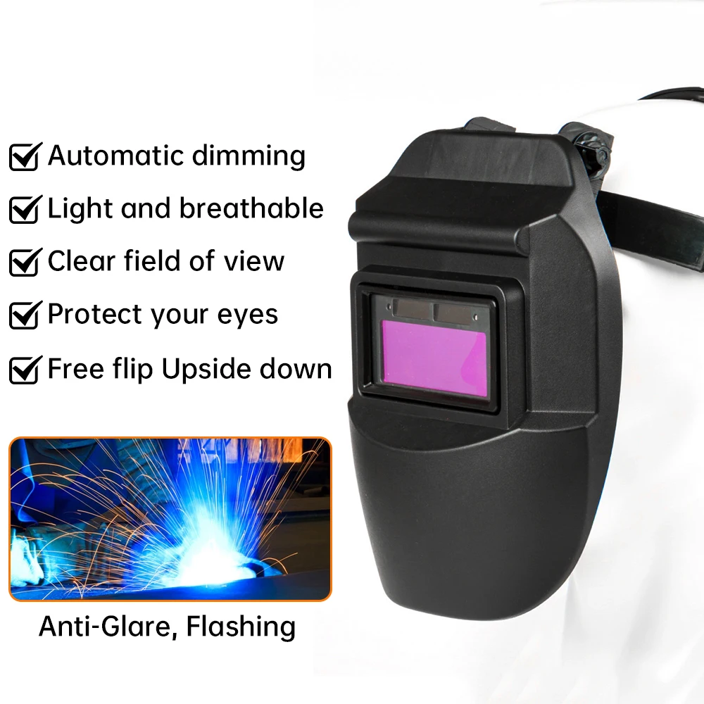 Auto Darkening Welding Helmet Personal Face Protection Welding Protective Cover Argon Arc Welding Personal Special Welder Tool