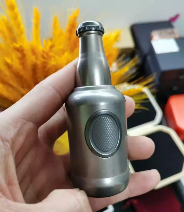 

USED EDC Stainless steel material slider push Decompression toys