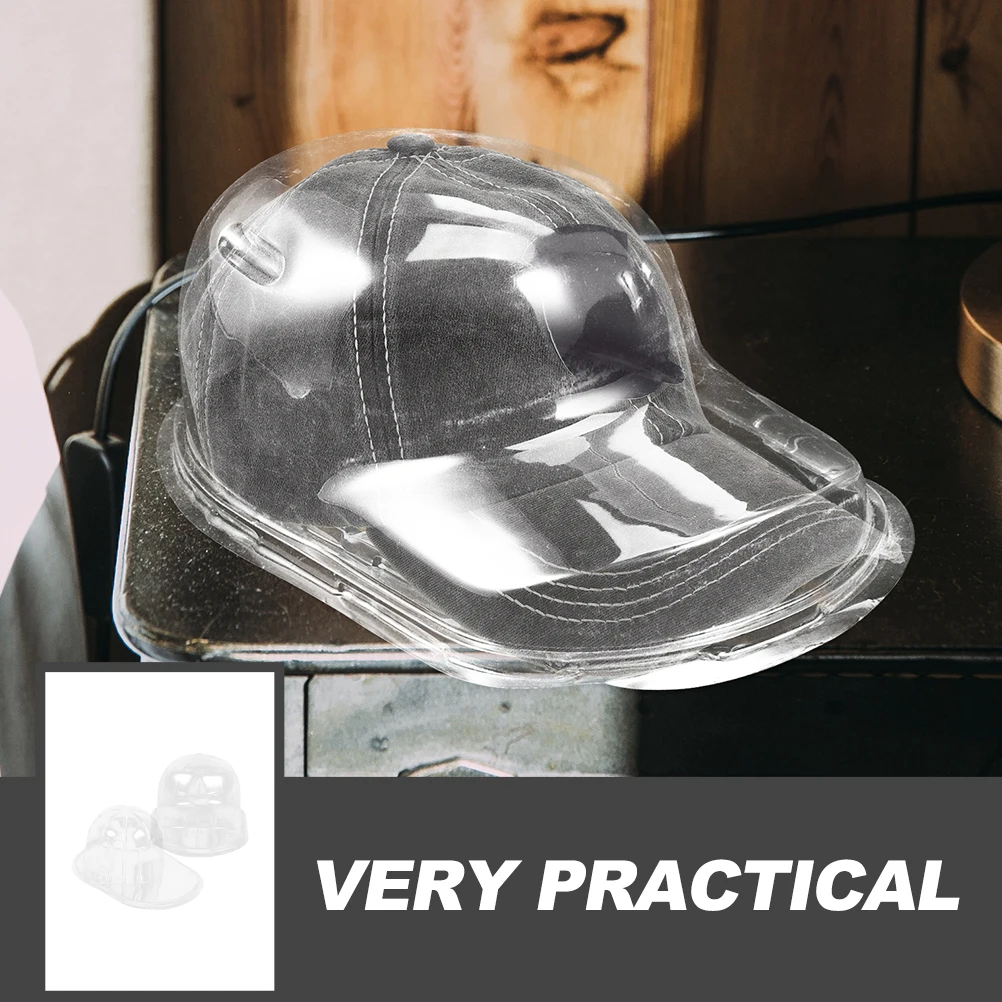 

4 шт. портативная коробка для шляп, держатель для кепки, стеллаж для хранения, дорожный дисплей, поддержка, легкая компактная подставка для бейсбольной шляпы