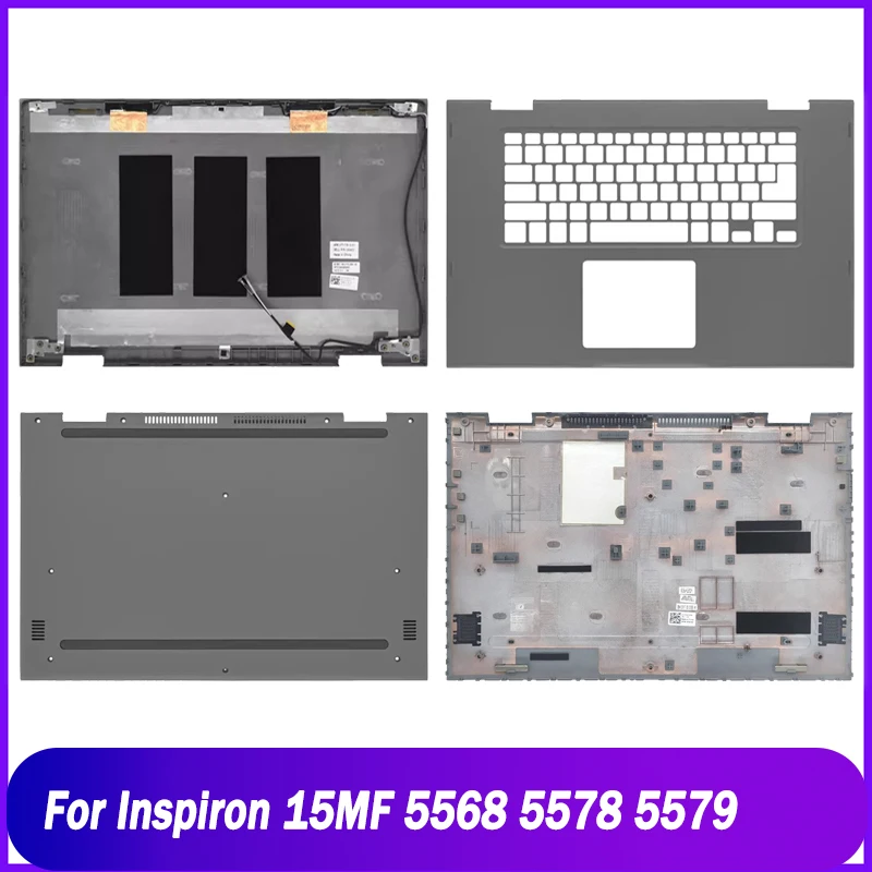 New Rear Lid For Dell Inspiron 15MF 5568 5578 5579 Series Laptop LCD Back Cover Palmrest Upper Bottom Base Case A C D Shell Grey