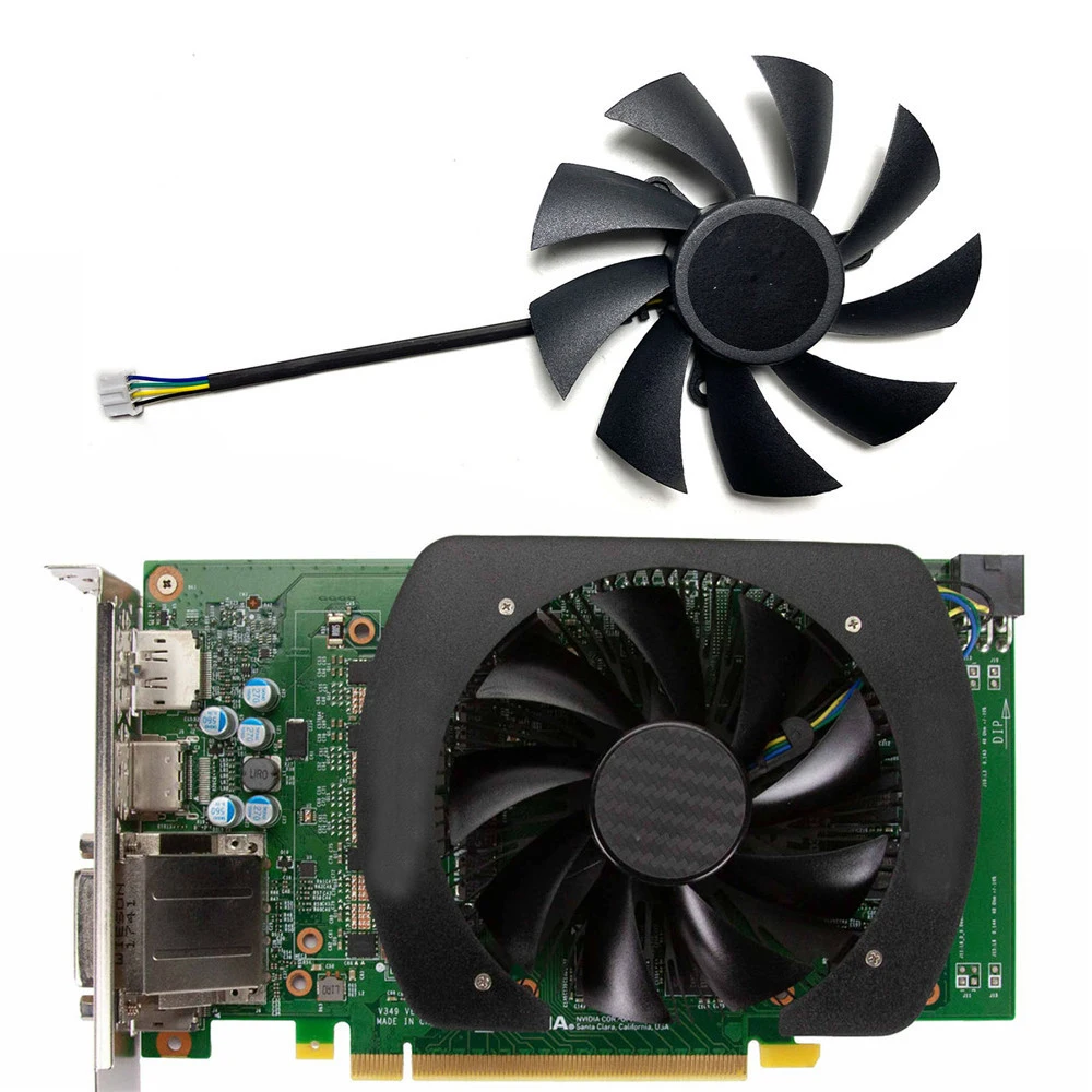 

Fan Replacement Graphics Card Cooling Fan for DELL GTX1060 3GB Computer Accessories