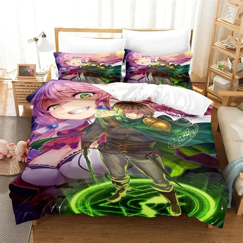 Anime Redo of Healer All Season Duvet Cover Bedding Comforter sets Soft Quilt Cover and Pillowcases Single/Double/Queen/King