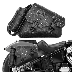 Motorcycle Swingarm Bag Waterproof Side Saddlebag Tool Storage Bag for Sportster Iron 883 1200 Street 750 Accessories