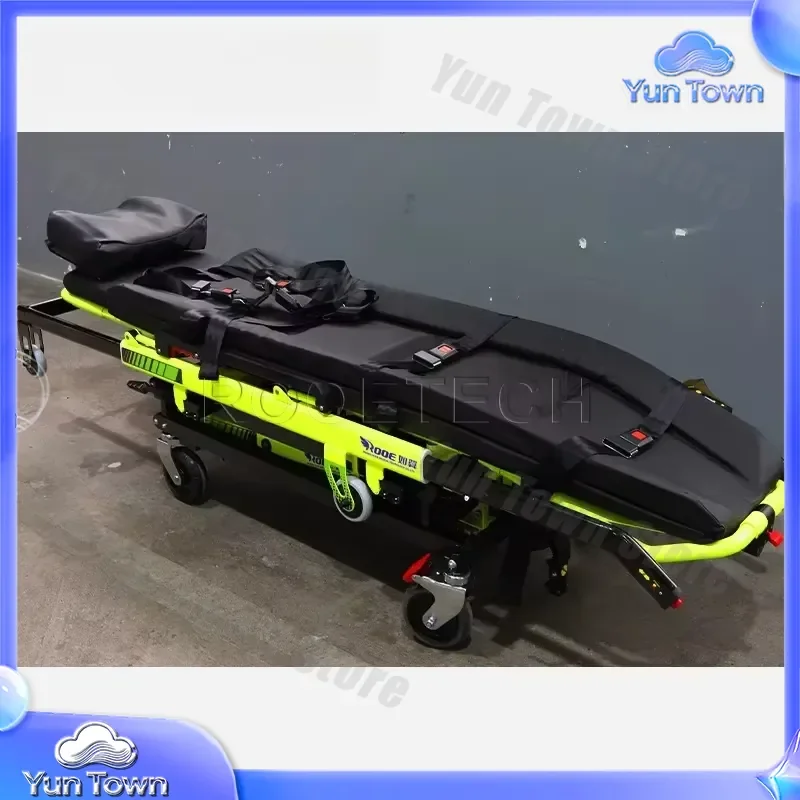 Electric Ambulance Stretcher for Ambulances Adjustable Height 430-1590 mm Multifunctional Medical Stretcher with Weighing
