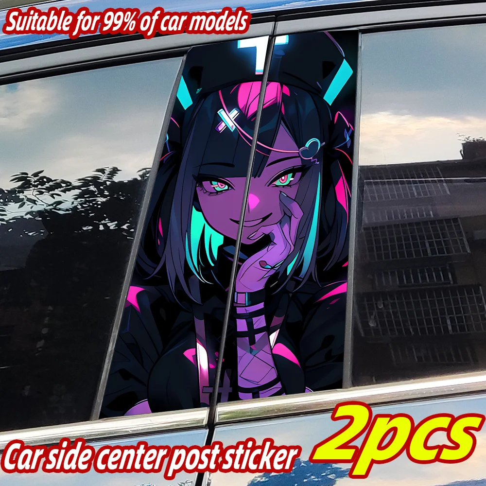 

Nurse Cool Girl Car Stickers Car B-pillar Vinyl Decals Waterproof Auto Center Pillar Sticker Cover Scratches Decor Accessories