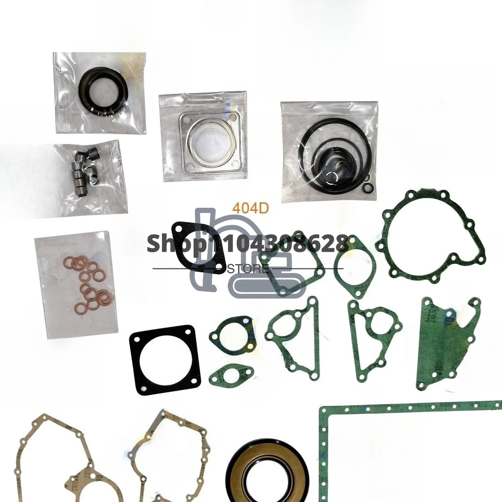 

Full Gasket Set Kit For 404D Engine With Cylinder Head Gasket Overhaul Rebuild Kit