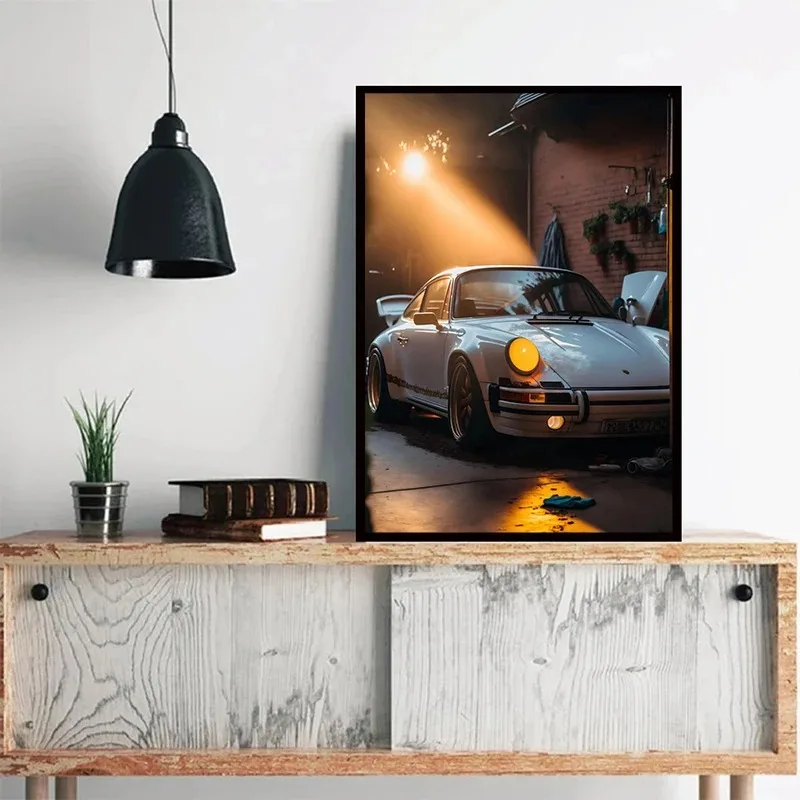 JDM Classics Cars 911 GTR M3 Luxury Sports Car Posters for Room Living Canvas Painting Print Art Home Wall Decor Pictures Gift