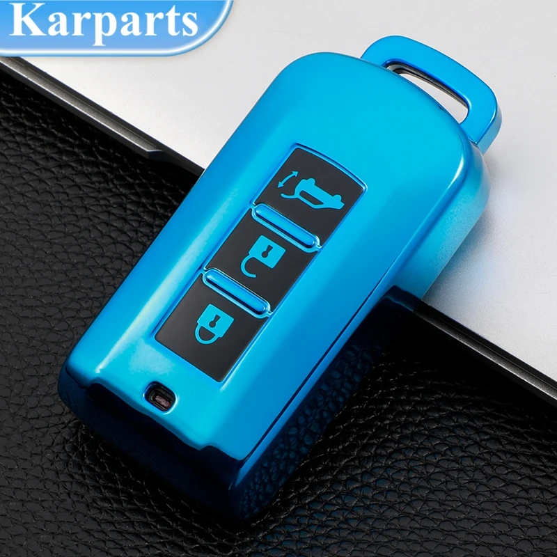 

New TPU Car Remote Key Case For Mitsubishi Outlander ASX LANCER Pajero Sport Eclipse Cross Key Cover Shell Fob Accessories