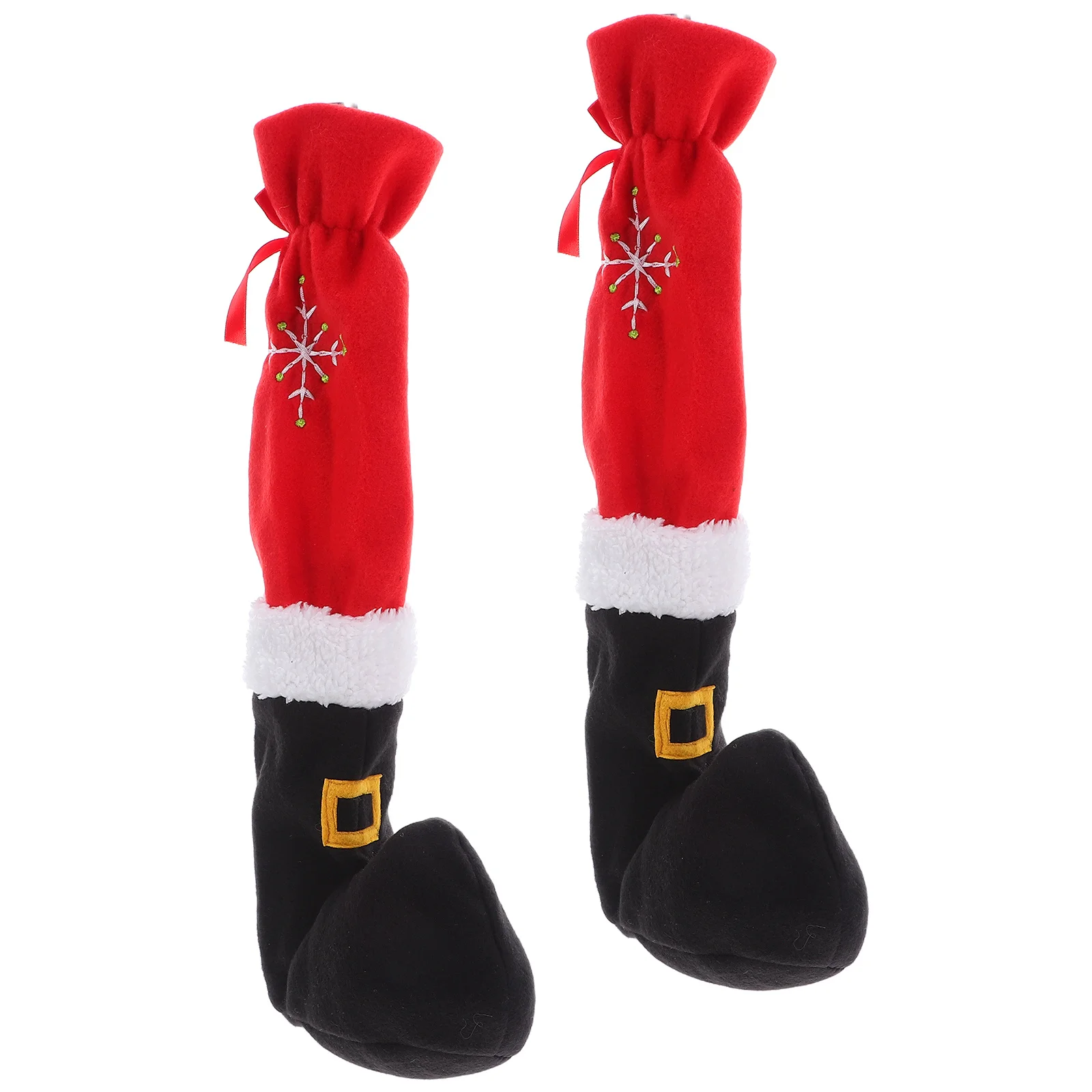

2pcs Christmas Chair Leg Covers Adorable Furniture Feet Protectors Non-Slip Chair Leg Floor Protectors For Dining Room Xmas