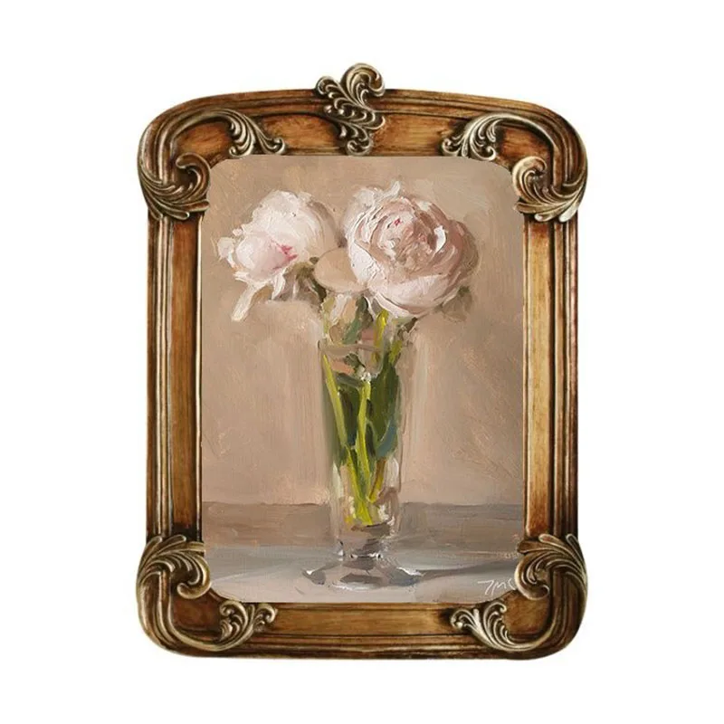 xx-Europe Retro Relief Photo Resin Wall Decoration Painting Home Room Table Ornaments Office Cafe Wall Mural Accessories Item
