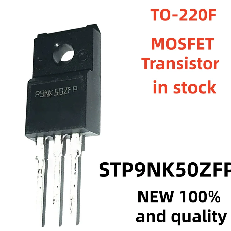 100% new and quality 10-30PCS STP9NK50ZFP P9NK50ZFP TO-220F 9NK50 quality products MOSFET