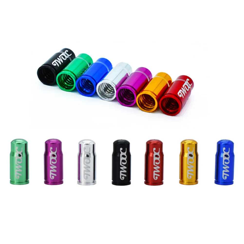 

5Pcs Aluminum Alloy Bike Valve Stem Caps French Design Tire Air Caps Blue Polished Corrosion Resistant for Cycling Accessories