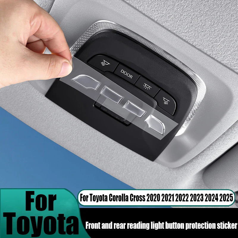 For Toyota Corolla Cross 2020 2021 2022 2023 2024 2025 reading light button decoration sticker interior modification accessories