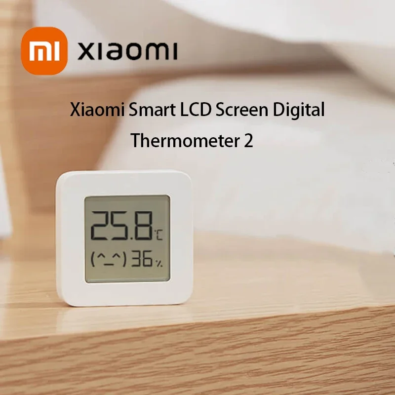 Xiaomi Smart LCD Screen Digital Thermometer 2 Mijia Bluetooth Temperature Humidity Sensor Moisture Meter Mijia App Baby Mode