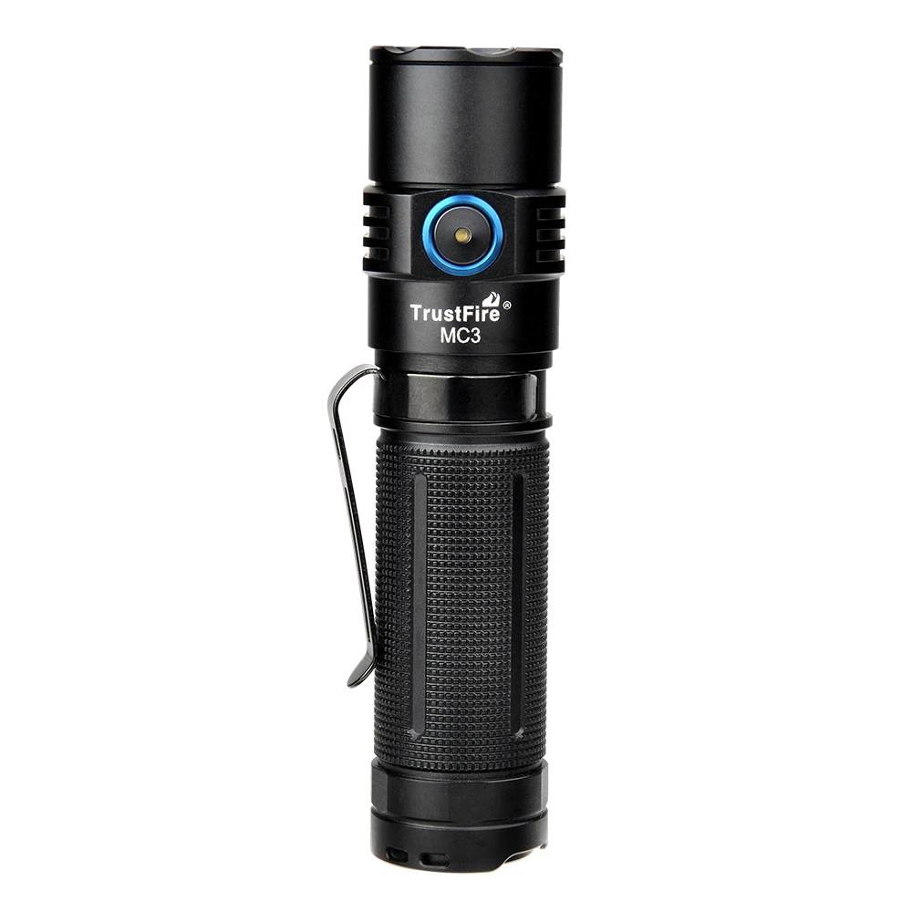 Trustfire Mc3 high-power flashlight rechargeable LED light 2500 lumens LED 21700 Ip68 magnetic charging powerful camping outdoor