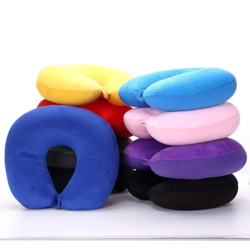 Ushaped Pillow Foam Particles Slow Rebound Filler Outdoor Travel Airplane Car Nap Neck Pillow Neck Pillow Home and Garden