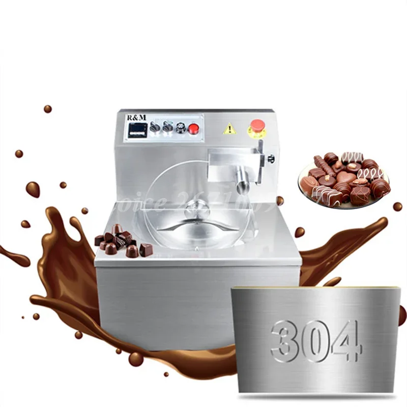 8KG/15KG Electric Chocolate Tempering Machine Automatic Chocolate Melting Tempering Machine with Vibration Table