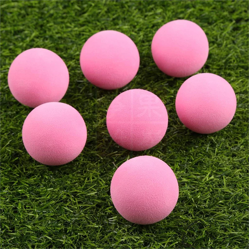 5PCS EVA Sponge Ball Soft Ball Foam Ball Golf Indoor Swing Practice Color Ball