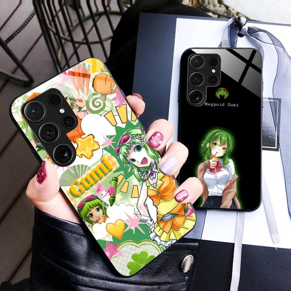Anime Megpoid Gumi Phone Case for Samsung Galaxy A56 55 54 53 52 51 36 35 34 23 16 15 5G Glass Protective Cover