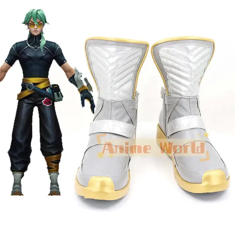 

Game Heartsteel Ezreal B Edition Cosplay Shoes Halloween Carnival Boots Custom Made