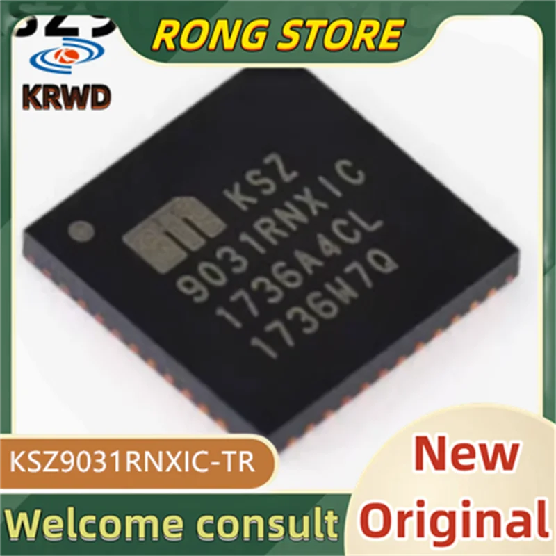 

5PCS KSZ9031RNXIC New and Original Chip IC KSZ9031RNXIC-TR KSZ9031RNXIC KSZ9031 QFN48