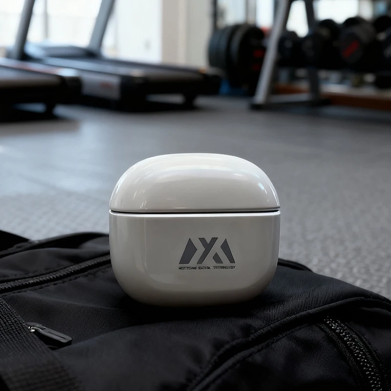 

k330 MYX Bluetooth headphones with trendy design and high-fidelity sound. Metal earphone case. Shockproof and scratch-resistant.