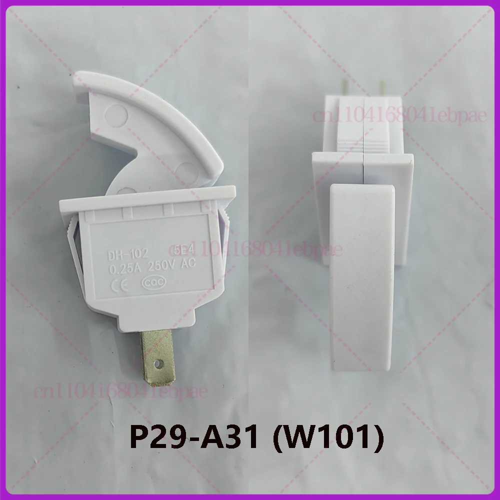 5pcs Refrigerator Door Light Switch 2Pin 6A 250V Momentary Fridge Switch P29-A31 (W101) for Freezer Door Control Light Switch