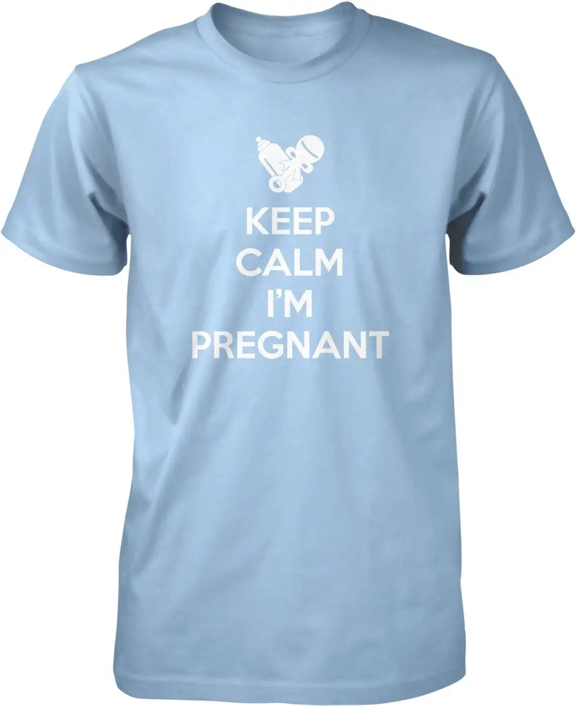 Keep Calm I'm Pregnant Men's T shirt HOOD_00160