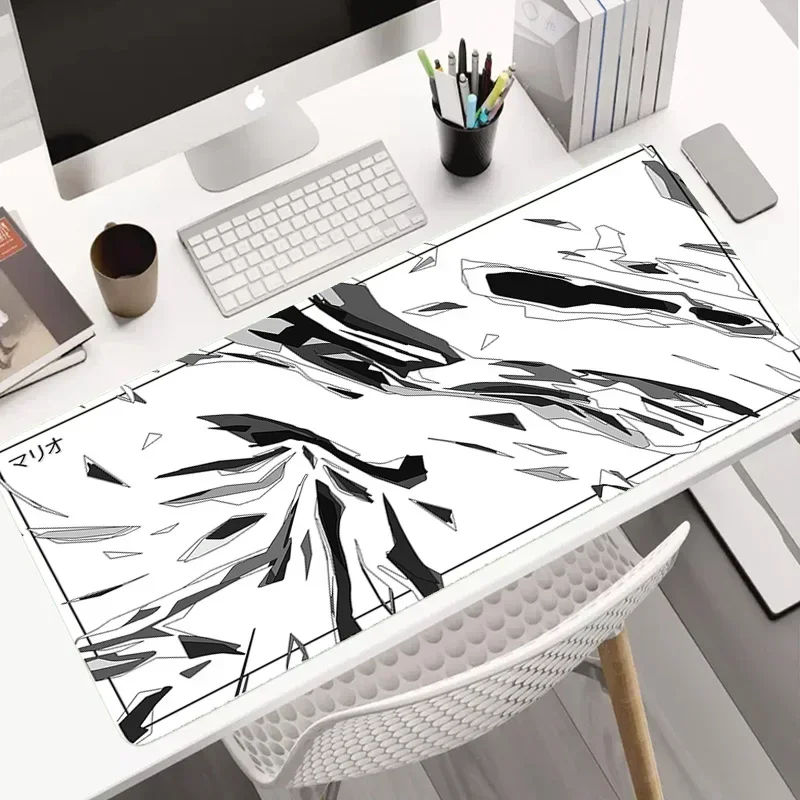 Hot Sell Large Gaming Mouse Pad Gamer Mat Abstract Art Computer Cushion 900x400 Keyboard Desk Non-Slip Rubber Locking Edge Rug