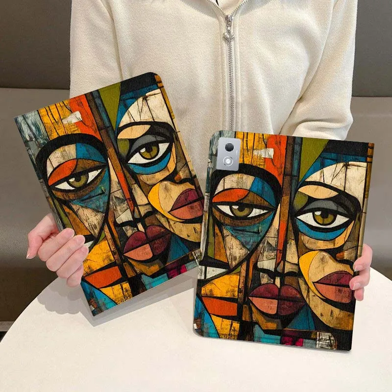 

Fashion Art Women Pattern Tablet Case For Legion Xiaoxin Pad P12 Pro Y900 GT 2023 2025 12.1 12.7 14.5 inch