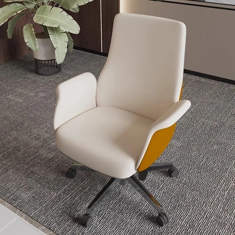 Back Armrest Support Office Chair Cushion Comfortable Swivel Ergonomic Office Chair Dining Rolling Sedia Ufficio Furniture
