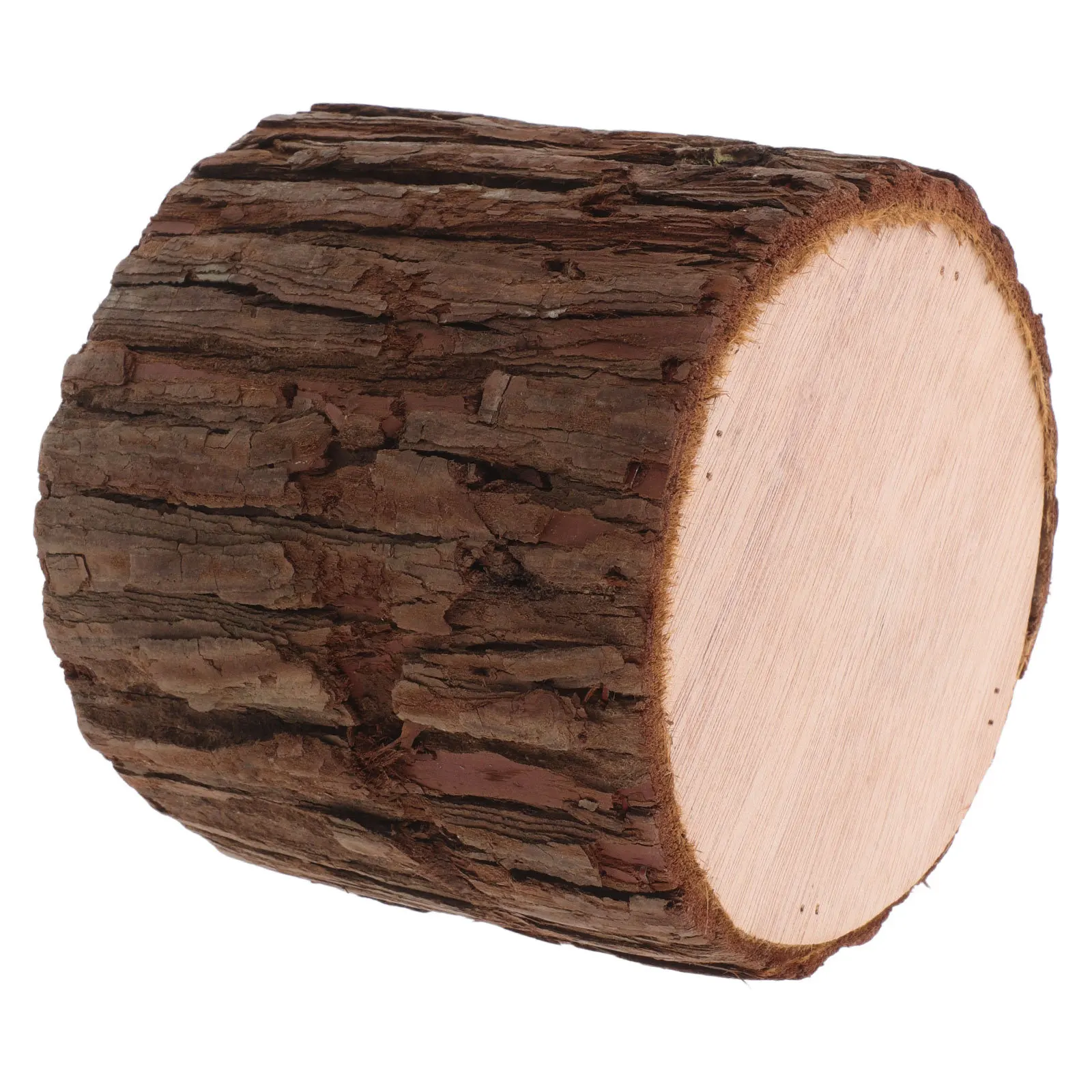 

Artificial Trees Stump Decor Realistic Wood Tealight Candles Holder Rustic Centerpieces Wedding Aisle Lightweight Easy Transport