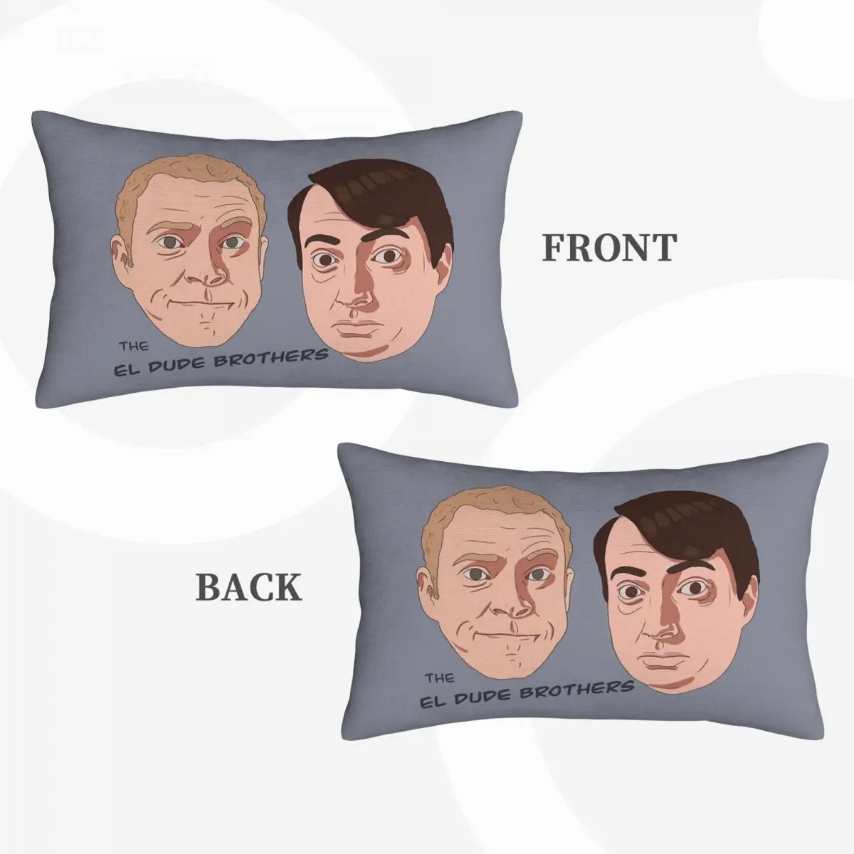 Peep Show Mark And Jez The El Dude Brothers Rectangle Pillowcase Cushion Cover Decor Bedroom Bed Home Comfort Throw Pillow