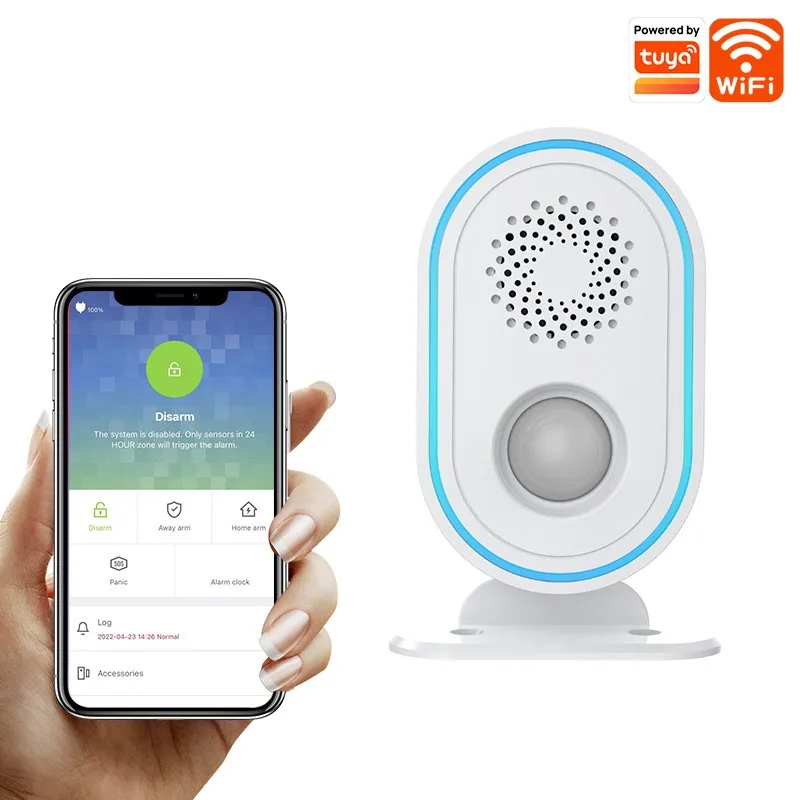 TY-PIR-5 Intelligent Wifi Welcome Infrared Detection of Human Motion Sensor Doorbell Remote Alarm Control