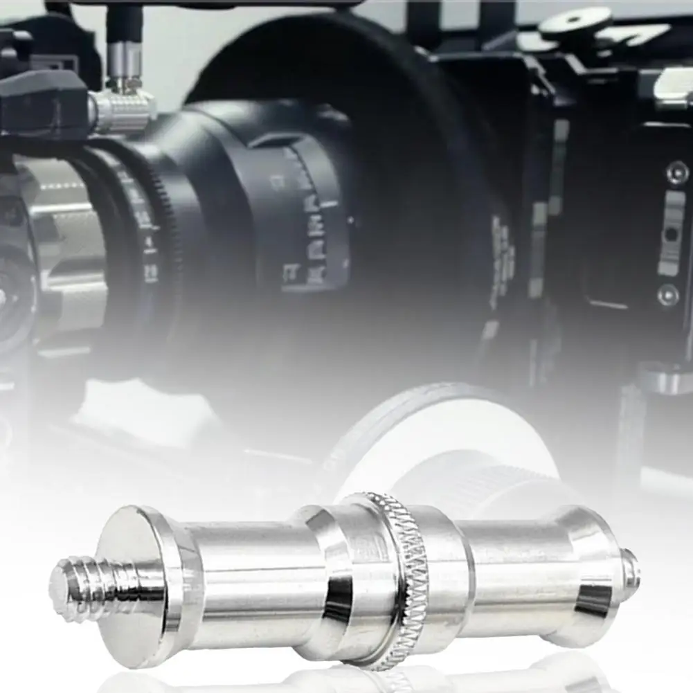 Conector de tornillo de alta calidad, duradero, amplia aplicación, a 1/4 3/8, 1/4 a 1/4, tornillo de cámara brillante