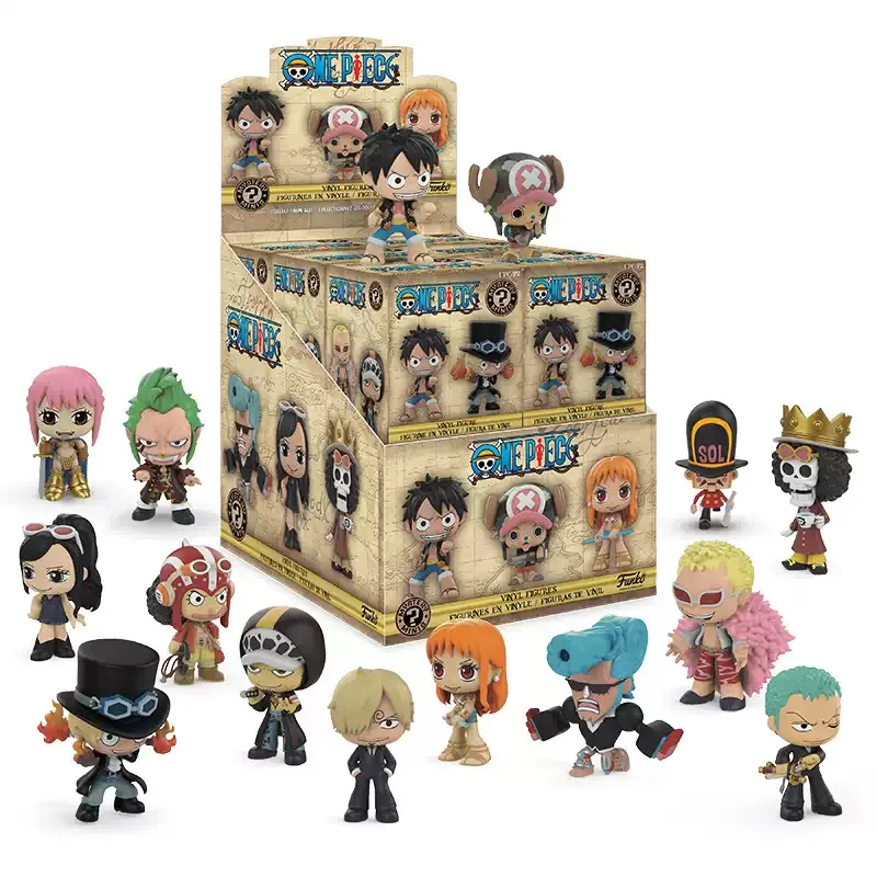 Funko Pop Anime & Manga une pièce mystère Minis Luffy Sauron Q Version boîte aveugle Figure jouets pour garçons cadeau ornements à collectionner
