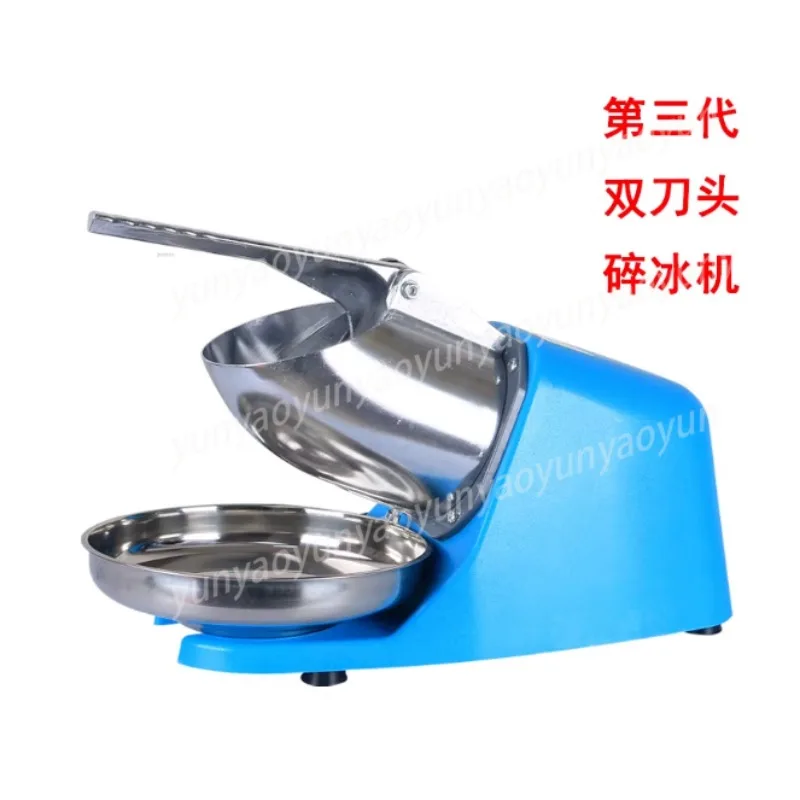 Double Blade High Power Electric Commercial Ice Crusher Ice Making Machine