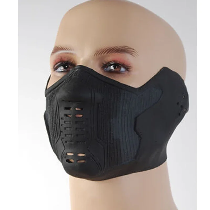 SN55Cosplay America 2 Maschera da soldato invernale James Buchanan Bucky Barnes Cosplay Maschera in lattice Costume di Halloween per adulto Carvina $ @ 1w