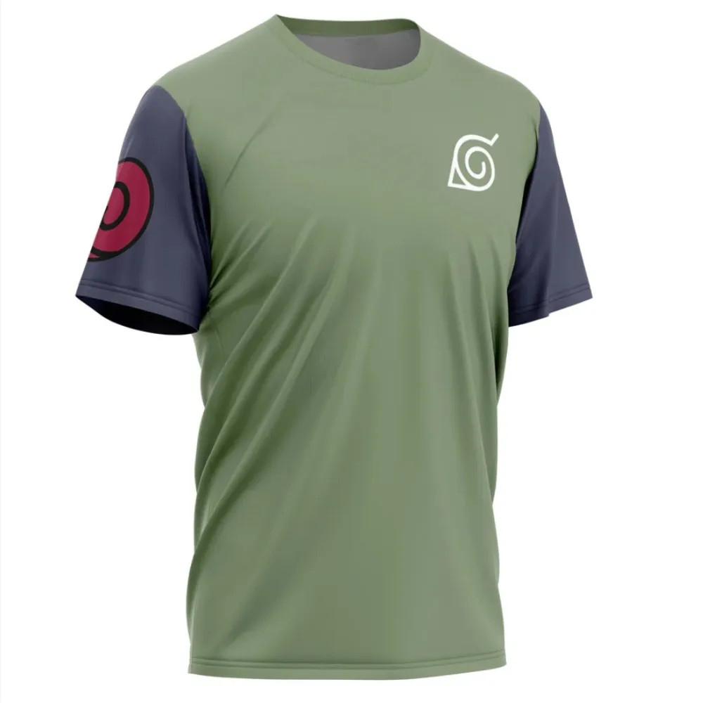 Naruto Anime Summer Short Sleeve T-Shirt Men Fashion Cosplay Clothing Vortex Naruto Sasuke 3D Printed Boys Short Sleeved Shirt