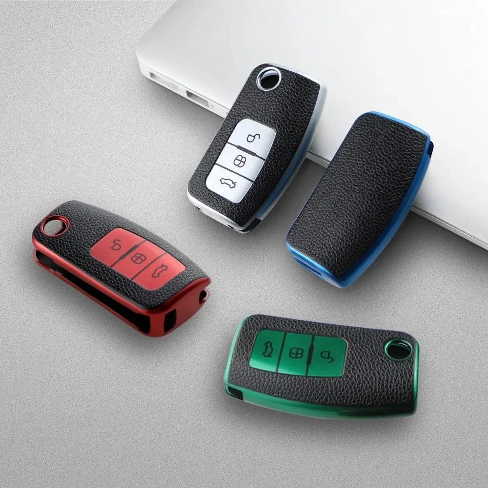 Cubierta de llave de coche para Ford Focus 2 MK2 Fiesta Mondeo Galaxy Falcon Territory Ecosport Kuga Escape llavero accesorio Protector de carcasa