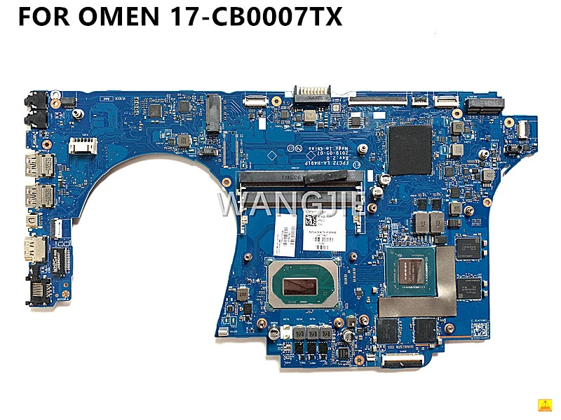 

FOR OMEN FOR HP 17-CB0007T 17-CB Used Laptop Motherboard L59771-601 L59771-501 L59771-001 GTX 1650 4GB i5-9300H FPC72 LA-H491P