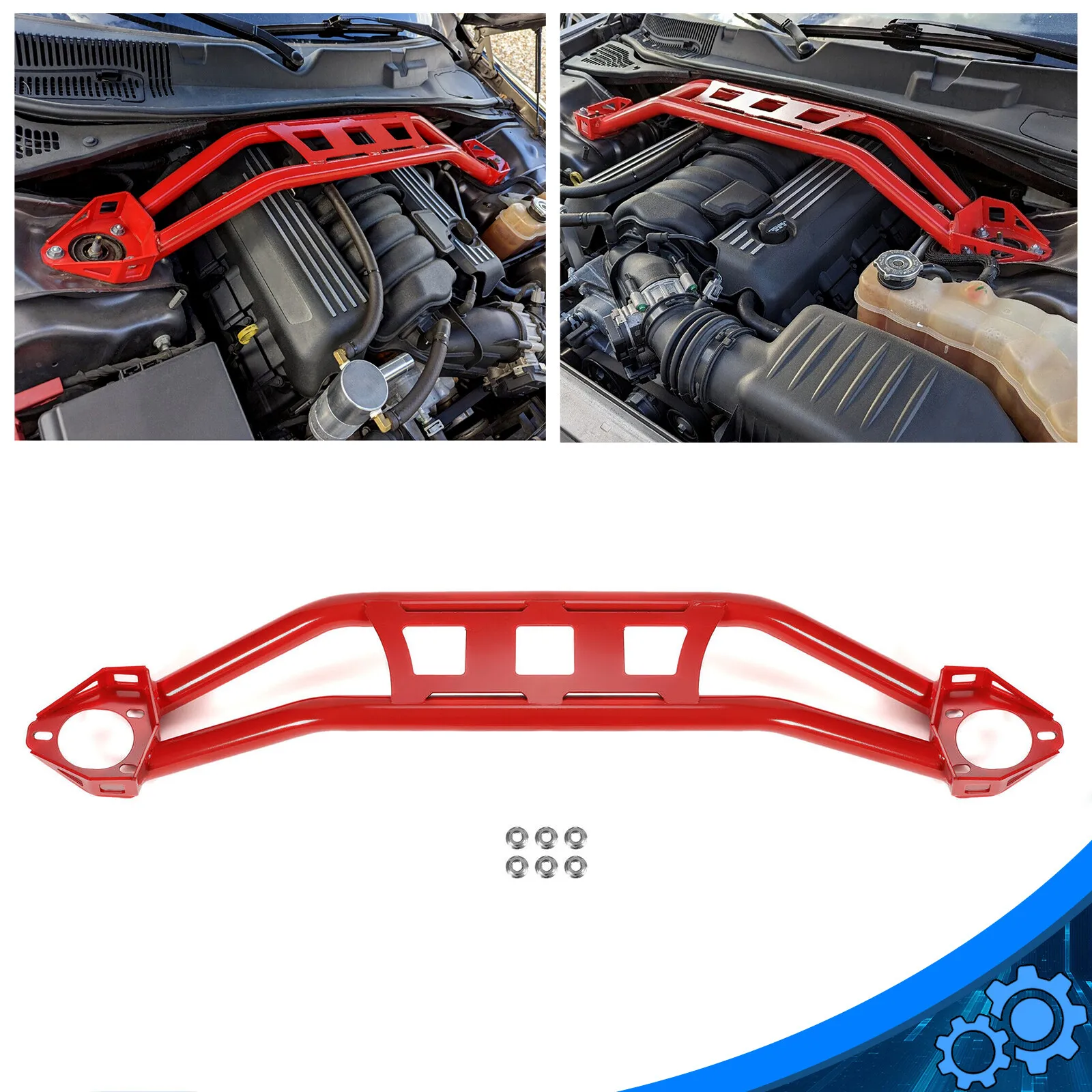 

For Dodge Challenger 2008-2023 2010 2015 2016 Front Upper Strut Tower Brace Bar