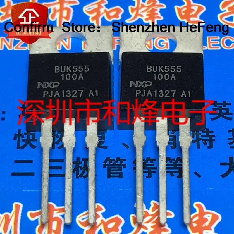 5PCS-10PCS BUK555-100A  TO-220 100V 25A   Original On Stock Quicky Shipping Really Stock Best Quality